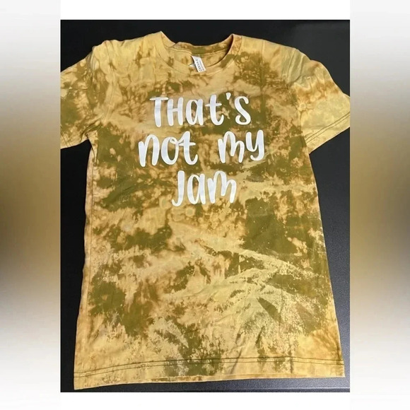 Tie Dye T Shirt Women’s Small That’s Not My Jam Cotton Hippie Grunge Goth Skater - Picture 3 of 12